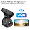 Mini carro DVR Câmera Dash Cam WIFI Sensor G Visão Noturna Gravador de Vídeo Câmeras de Visão Traseira Sensores de Estacionamento2516