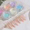 Ongles paillettes opale poudres ongles abrasifs rêveur Style romantique pour manucure matériel Aurora Sequin Patch bricolage décors # LEDBA03