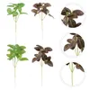 Flores Decorativas Imitação de Plantas Arranjo de Flores Material Simulado Vegetação Artificial Verdes Falsos