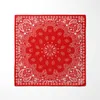 Halsdukar 53 cm Spring Geometric Elements Silk Women Summer Square NeckerChief For Ladies Bandanna Kerchief Scarf