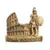 Fridge Magnets Rome Italy creative landmark tourism commemorative crafts three-dimensional Colosseum ing pool magnet refrigerator sticker x0731