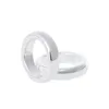 INS Titanium Steel Сплошное простые кольцо гладкое лицо Высококлассник.