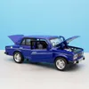 Diecast Model Cars 132 сплав LADA 2106 Toy Car Модель Classic Metal Diecasting Sound Light Train Back Toys для коллекции Kids Gift x0731