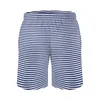 Heren Shorts Nautisch Design Board Blauwe En Witte Strepen Korte Broek Trekkoord Grappige Aangepaste Zwembroek Grote Maat