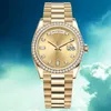 high-end With Original Box DateJust 41mm Watch Diamond Dial bezel 8205 movement Mens Watches Steel Two Tone rose Gold Jubilee Bracelet Wristwatches