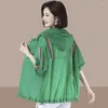 Giacche da donna Giacca oversize a maniche lunghe primavera estate con cappuccio Protezione solare da donna Cappotto alla moda coreano Giacca a vento Casual all'aperto