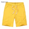 Shorts pour hommes Samlona grande taille hommes course 2023 été taille élastique Sexy Patchwork hommes décontracté plage pantalons courts 230731