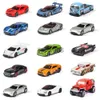 Diecast Model Cars 5pcsset Diecast Symulacja 164 Mini dla dzieci pojazd samochodowy z przesuwanym stopem sportowy