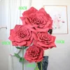 Decorative Flowers 1pc Road Leading Giant PE Foam Paper Curl Rose Flower Branch Wedding Party Stage Setting Layout Decor Supplies Large