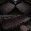 Car Seat Covers 3PCS Automobiles Protection Cushion Full Set PU Leather Universal Auto Interior Accessories Mat Pad303i