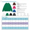 Heren Hoodies Herfst Winter Heren Dames Warme Fleece Sweatshirts Crewcollar Hoogwaardige Pullover Trui met lange mouwen Thermisch ondergoed