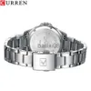 Other Watches CURREN Fashion Brand Watches for Women Simple Casual Stainless Steel Brelet Quartz Pointers Wristwatches Luminous Hands Clock J230728