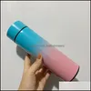 Water Bottles Fashion Thermos Temperature Display Vacuum Cup Outdoor Travel Stainless Steel Kettle Lcd Touch Sn Gift Drop Delivery Hom Dhj32