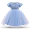 Robes De Fille 3 8 Ans Filles Robe De Princesse Sequin Dentelle Tulle Fête De Mariage Tutu Robe Duveteuse Pour Enfants Enfants Soirée Formelle Pageant Vestidos 230731