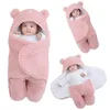 Sleeping Bags Soft born Baby Wrap Blankets Bag Envelope For Sleepsack Thicken for baby 0 9 Months 230731