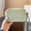 Nouveau sac de caméra de paille de mode Sac à bandoulière Designer Summer Beach Sac fourre-tout Sac à bandoulière pour femme Sac à main de mode Sac tissé en raphia 5 couleurs cadeau