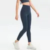 2023 Lady Pant Yoga Hot Womens Designer Clothing High midje Rinnande tights Fitness Sportbyxor Famous Slim Fit Sweatpants Size S-L Spring Autumn