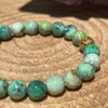 MG1819 8 mm Phoenix Turquoise Gemstone Armband Womens Natural Stone Pärled Essential Oils Energy Jewelry