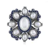Broszki kreatywne gotyckie styl damski vintage perłowa biżuteria geometryczna impreza biurowa biurowa broszka broszka