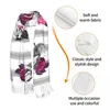 Schals Winter Quaste Schal Schädel Rosen und Aquarell Streifen Frauen Kaschmir Hals Kopf Warm Pashmina Dame Schal Wrap Bandana