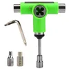 Hand Tools Skateboard Tool Roller Skate Scooter Adjusting T-Wrench Long Board Fish Repair L-Type Head Spanner294J