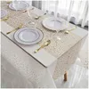 Tkanina stołowa mała okrągła kropka stolik urodzinowy stół deser prostokątny obrus wakacyjny dekoracja obrusowa R230731