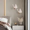 Candeeiros pendentes Moderno candeeiro de borboleta LED mini lustres nórdicos aplicáveis à sala de estar quarto cabeceira de uma cama lounge