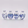 冷蔵庫の磁石中国の青と白の磁器花瓶冷蔵庫の装飾クリエイティブセラミッククラフト冷蔵庫マグネットセット中国のビジネスギフトx0731