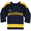 Michigan Wolverines Współpracownik Ice Hockey Jerseys Dylan Larkin Quinn Hughes Thomas Bordeleau Cam York Strauss Johnson Jack Becker Brendan Brenson Beniers Custom