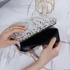 Evening Bags Women's Evening Bags Fashion Luxury Sequin Beaded Banquet Handbags Clutches Ladies Chain Small Shoulder Bag Purses 230729