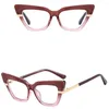 Sunglasses Ins Trendy Eyewear Cat Eye Laides Decorative Eyeglasses Glasses Frame Anti Blue Ligth Spectacles Frames
