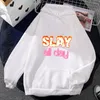 Men's Hoodies Slay All Day Barbenheimer Pink Barbiee Hoodie Letter Printed Clothes Autumn Fashion Pullovers Oversized Casual Sweatshirts