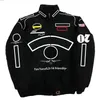 F1 Racing Suit College Style Retro Style Autumn Winter Coat Coat New Style Formula One Car Logo Jacket med samma stil1732