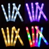 Inne imprezy imprezowe 101520pcs Pieanka LED Glow Sticks RGB Flashing Glow Cheer Tube Kolorowe migające światła różdżki ślubne impreza basenowa zapasy 2307729