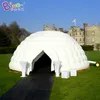 wholesale Exquisite craft 6x6x3.5mH inflatable igloo dome tent trade show tent blow up marquee for party event decoration toys sports