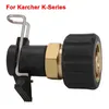 Converter Connector M22 Quick High Pressure Pipe Adapter Pressure Washer Outlet Hose Connector for Karcher K Series Hose2748