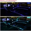 3 5m EL Cold Line Flexible Car Lights 12V LED Neon Wire Auto Lamps on Light Strip Interior Decoration252E