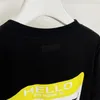 Mens Tshirts Hello My Name Is Vetements T Shirt Men Yellow Size Women Tshirt VTM TOPS TEE 230729