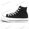 Classic High High Low Shoes per uomo Piattaforma da donna Piattaforma Spessa Black Black White Casual Shoe Cash All Star Humking Chucks 70 at-CX Hi Legacy Designer Triple