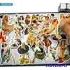 50pcs Sexy Beauty Retro Pretty Leggy Stocking Lady Girl Phone Laptop Car Stickers Pack for DIY Luggage Guitar Skateboard Sticker C244m