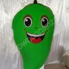 Festival Dress Green Mango Mascot Costume Cartoon Set Festa di compleanno Gioco di ruolo Formato adulto Carnevale Regalo di Natale