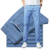 Jeans pour hommes Style classique Jeans Hommes Printemps Automne Nouvelle Droite Lâche Casual Stretch Confortable Affaires Solide Couleur Mâle Denim Pantalon J230728