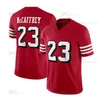 Christian McCaffrey Brock Purdy 49ers Football Jerseys Nick Bosa George Kittle Deebo Samuel Fred Warner Jerry Rice Montana Talanoa Hufanga Trent Williams Aiyuk