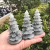 Decorative Objects Figurines 85cm Natural Labradorite Christmas Tree Crafts Home Furnishings Aura Fengshui Decoration Tabletop Ornament Gift 1pcs 230731