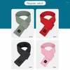 Bandanas Écharpe chauffante Couvertures Contrôle de la température Usb Rechargeable Hiver Chaud Cervical Chauffant Cache-Cou Camping Randonnée Foulards