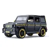 Diecast Model Arabalar 124 Alaşım Araç Modeli Koleksiyon Diecast Simülasyon G65 SUV XLG (M929Y6) Erkekler için Oyuncaklar 20cm araç 6 Açık Kapılar Geri Çekin X0731