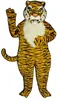 Traje de mascota de tigre realista, traje de personaje de dibujos animados, traje de fiesta al aire libre de Navidad, ropa de publicidad promocional de tamaño adulto