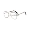 Lenzenvloeistof Frame Optische Frame Clear Bril Mannen Metalen Transparante Brillen Vrouwen Volledige Rand Roeping Accessoires Winkelen Lenzenvloeistof 8361OLO x0731