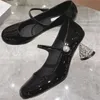 2023-diamond buty na wysokim obcasie Buty siatkowe oddychające dziewczyny Pearl Crystal High Heels Wakacje Słodkie eleganckie buty księżniczki