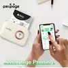 Peripage A3X Portable Thermal Printer Pocket Wireless Label Sticker Maker Smartphone Photo Printer Present Office Supplies Compatible with Bt USB Connection 203 DPI